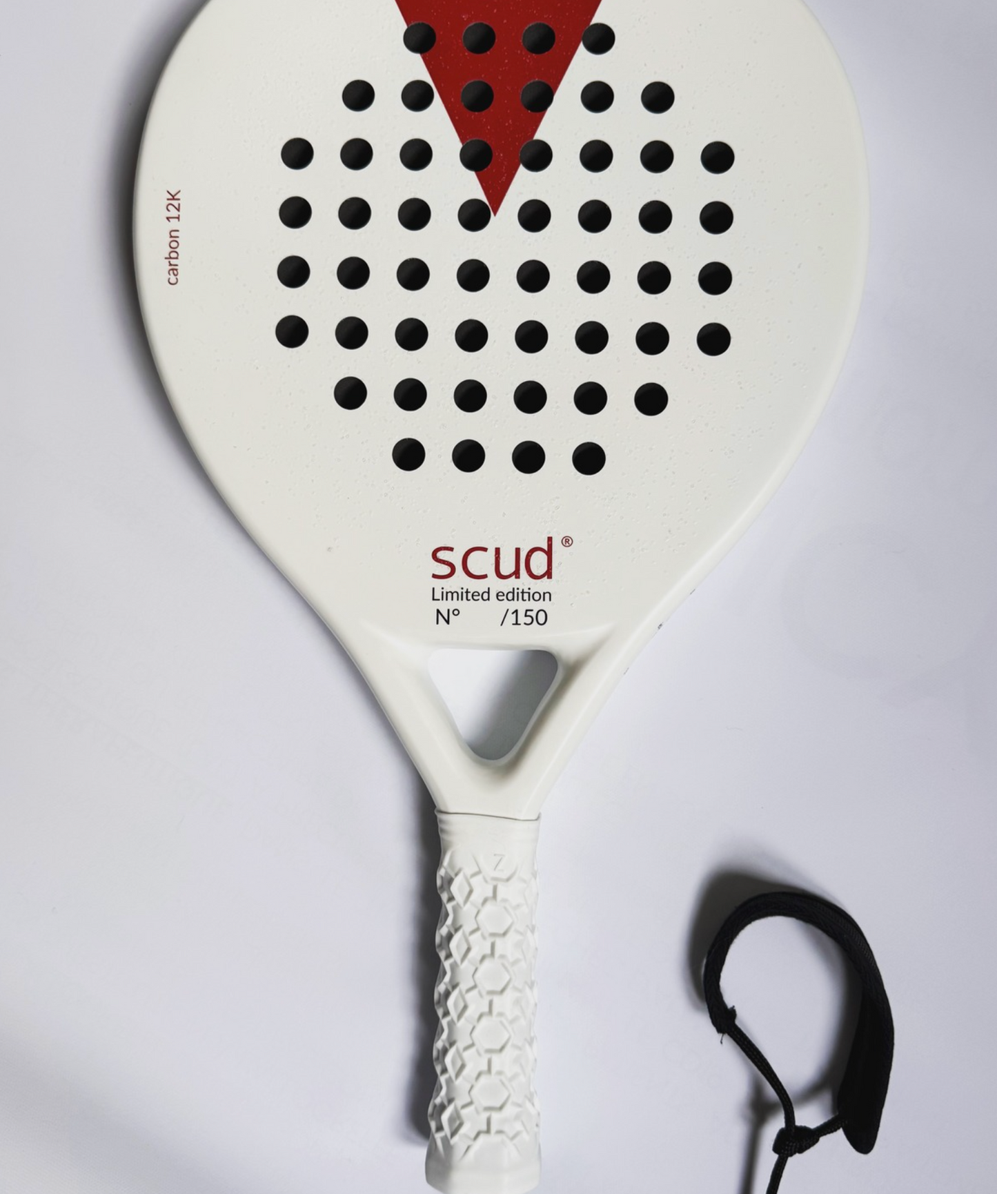 Raquete de Padel scud® - Edição Limitada - Branco - Carbono 12k