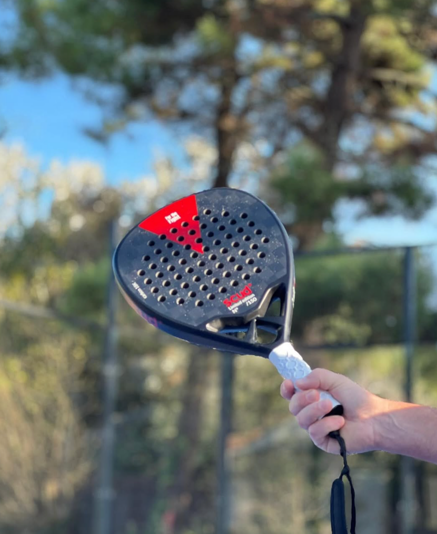 La Raquette de Padel scud® - Limited Edition - Black - Carbon 18k