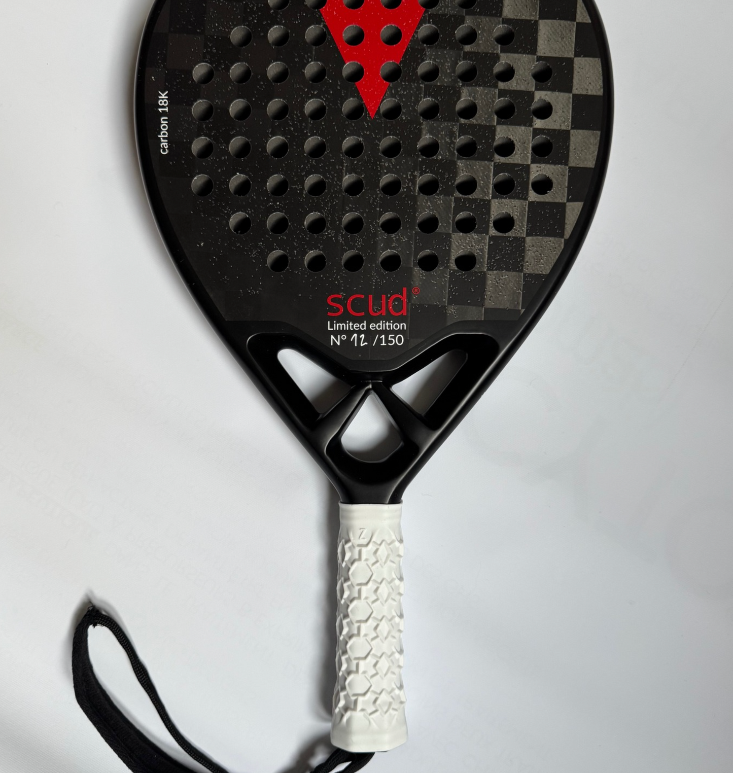 La Raquette de Padel scud® - Limited Edition - Black - Carbon 18k